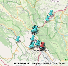 Mappa Via Verona, 65026 Popoli PE, Italia (6.45)