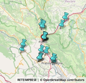 Mappa Via Verona, 65026 Popoli PE, Italia (5.707)