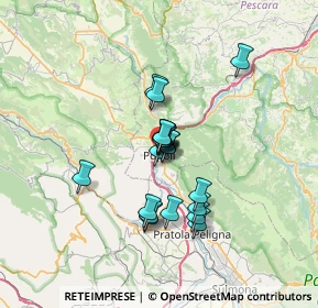 Mappa Via Verona, 65026 Popoli PE, Italia (4.9945)