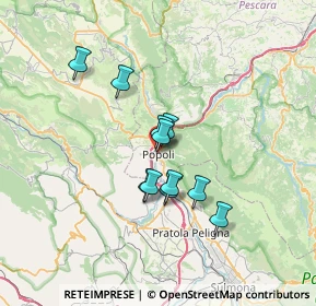Mappa Via Verona, 65026 Popoli PE, Italia (5.36273)