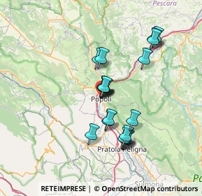 Mappa Via Verona, 65026 Popoli PE, Italia (6.141)