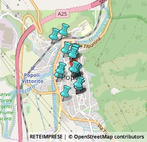 Mappa Via Verona, 65026 Popoli PE, Italia (0.2435)