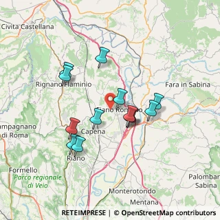 Mappa Località Monte Severino, 00065 Fiano Romano RM, Italia (6.47923)