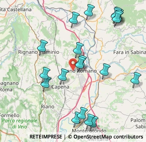 Mappa Località Monte Severino, 00065 Fiano Romano RM, Italia (9.845)