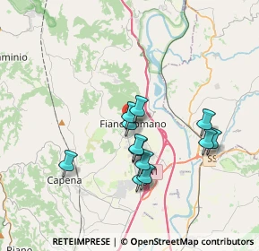 Mappa Via Luigi Giustiniani, 00065 Fiano Romano RM, Italia (3.20667)