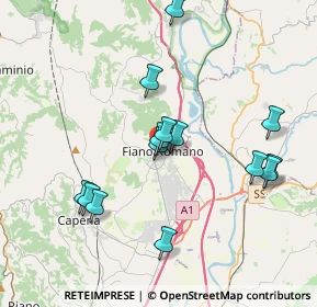 Mappa Via Luigi Giustiniani, 00065 Fiano Romano RM, Italia (3.86)