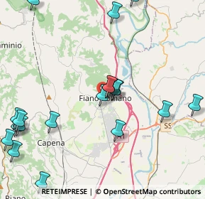 Mappa Via Luigi Giustiniani, 00065 Fiano Romano RM, Italia (5.179)