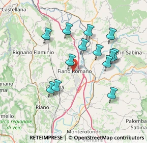 Mappa Via Luigi Giustiniani, 00065 Fiano Romano RM, Italia (7.20308)