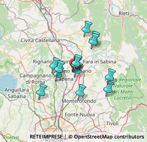 Mappa Via Luigi Giustiniani, 00065 Fiano Romano RM, Italia (10.10143)