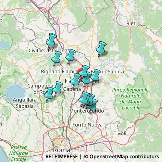 Mappa Via Luigi Giustiniani, 00065 Fiano Romano RM, Italia (11.85176)