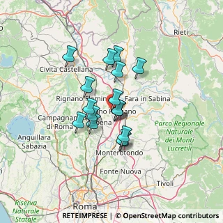 Mappa Via Luigi Giustiniani, 00065 Fiano Romano RM, Italia (10.07235)