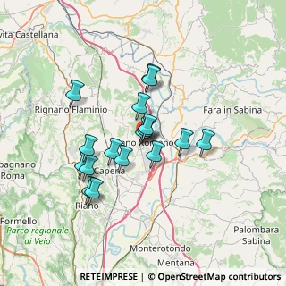 Mappa Viale Giordano Bruno, 00065 Fiano Romano RM, Italia (5.91765)