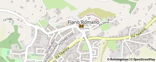 Mappa Fiano Romano
