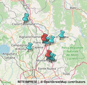 Mappa Viale Giordano Bruno, 00065 Fiano Romano RM, Italia (11.32333)