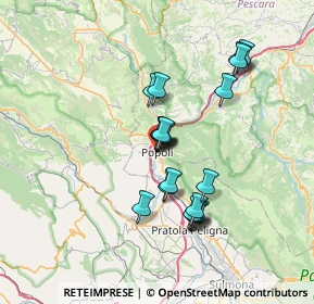 Mappa Piazza XX Settembre, 65026 Popoli PE, Italia (6.1115)