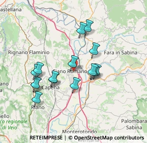 Mappa Via del Tevere, 00065 Fiano Romano RM, Italia (6.774)