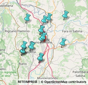 Mappa Via del Tevere, 00065 Fiano Romano RM, Italia (6.82176)