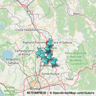 Mappa Via del Tevere, 00065 Fiano Romano RM, Italia (9.21545)