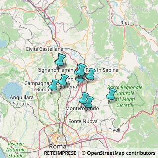 Mappa Via del Tevere, 00065 Fiano Romano RM, Italia (9.28583)