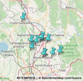 Mappa Via del Tevere, 00065 Fiano Romano RM, Italia (10.48364)