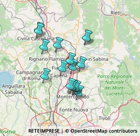 Mappa Via del Tevere, 00065 Fiano Romano RM, Italia (11.61688)