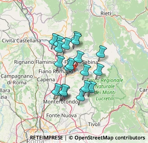 Mappa Via Sant'Andrea, 02032 Fara in Sabina RI, Italia (10.395)