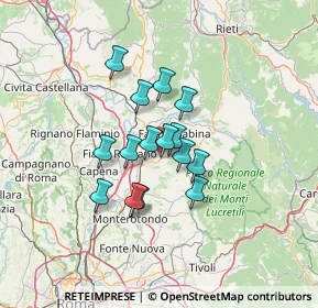 Mappa Via Sant'Andrea, 02032 Fara in Sabina RI, Italia (9.87333)