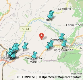 Mappa Via Sant'Andrea, 02032 Fara in Sabina RI, Italia (2.827)