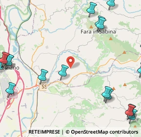Mappa Via Sant'Andrea, 02032 Fara in Sabina RI, Italia (7.0595)