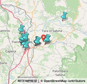 Mappa Via Sant'Andrea, 02032 Fara in Sabina RI, Italia (6.4)