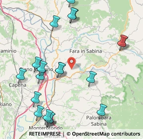 Mappa Via Sant'Andrea, 02032 Fara in Sabina RI, Italia (10.764)
