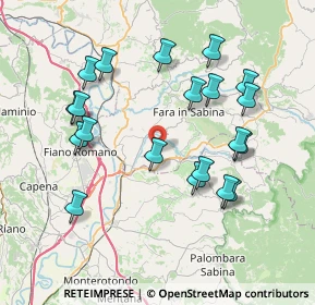 Mappa Via Sant'Andrea, 02032 Fara in Sabina RI, Italia (8.221)