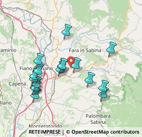 Mappa Via Sant'Andrea, 02032 Fara in Sabina RI, Italia (7.72706)