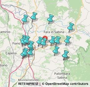 Mappa Via Sant'Andrea, 02032 Fara in Sabina RI, Italia (7.18947)