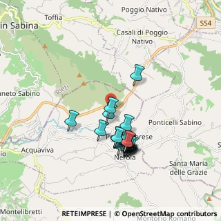 Mappa Via Salaria, 00017 Nerola RM, Italia (1.67083)