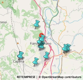 Mappa Via Monte Bove, 00065 Fiano Romano RM, Italia (3.69077)