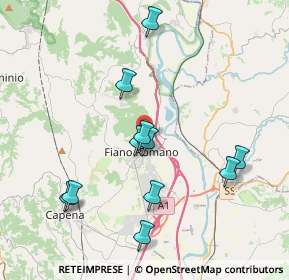 Mappa Via Monte Bove, 00065 Fiano Romano RM, Italia (4.06818)