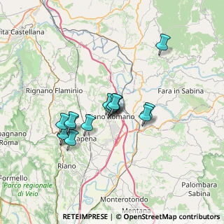 Mappa Via Monte Bove, 00065 Fiano Romano RM, Italia (5.92467)