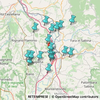 Mappa Via Monte Bove, 00065 Fiano Romano RM, Italia (6.72632)
