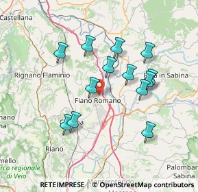 Mappa Via Monte Bove, 00065 Fiano Romano RM, Italia (6.96846)