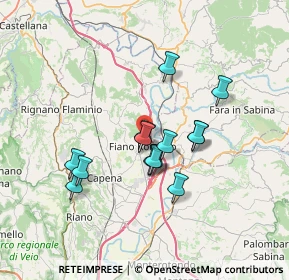 Mappa Via Monte Bove, 00065 Fiano Romano RM, Italia (5.95857)