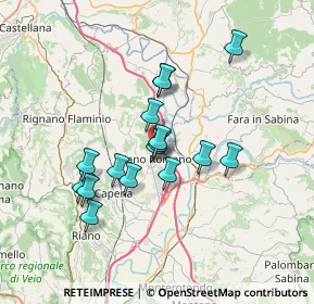 Mappa Via Monte Bove, 00065 Fiano Romano RM, Italia (6.03688)
