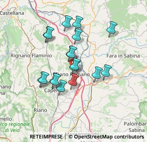 Mappa Via Monte Bove, 00065 Fiano Romano RM, Italia (6.13)