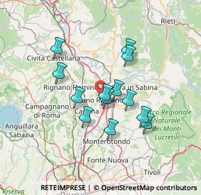 Mappa Via Monte Bove, 00065 Fiano Romano RM, Italia (11.71846)