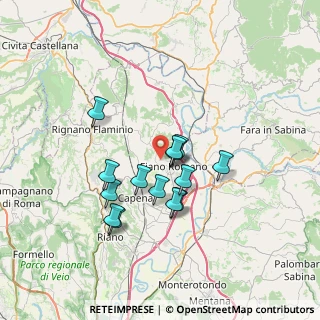 Mappa Via Guance Rosse, 00065 Fiano Romano RM, Italia (6.07571)
