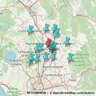 Mappa Via Guance Rosse, 00065 Fiano Romano RM, Italia (10.45421)
