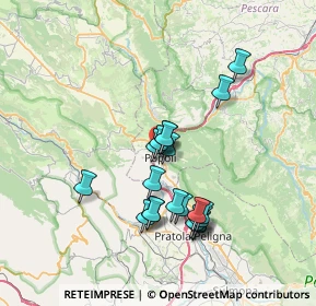 Mappa Via Aurelio Saffi, 65026 Popoli PE, Italia (6.7245)