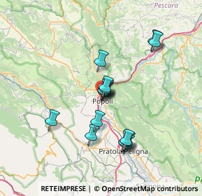 Mappa Via Aurelio Saffi, 65026 Popoli PE, Italia (6.06333)