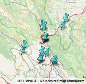 Mappa Via Aurelio Saffi, 65026 Popoli PE, Italia (5.823)