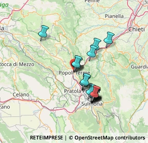 Mappa Via Aurelio Saffi, 65026 Popoli PE, Italia (11.99947)